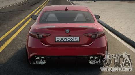 Alfa Romeo Giulia [AMZ CCD] para GTA San Andreas
