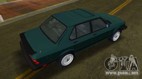 BMW 535i US-spec e28 1985 Green para GTA Vice City