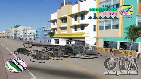 Helicóptero Spawn Sparrow para GTA Vice City