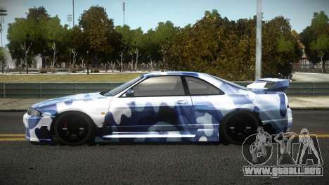 Nissan Skyline R33 GTR G-Racing S8 para GTA 4