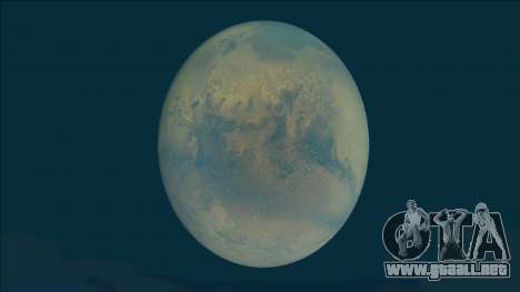 El planeta Marte en lugar de la Luna para GTA San Andreas