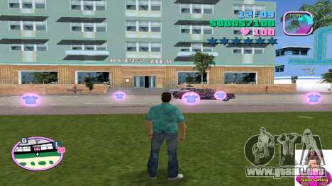 Recogida de ropa nueva para GTA Vice City