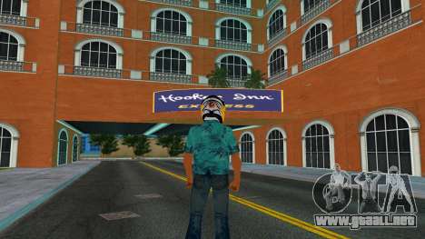 Tommy With Bike Helmet para GTA Vice City