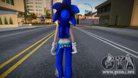 PDFT Hatsune Miku Sonic Style v2 para GTA San Andreas