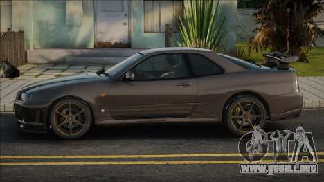 Nissan Skyline GTR-34 [Place] para GTA San Andreas