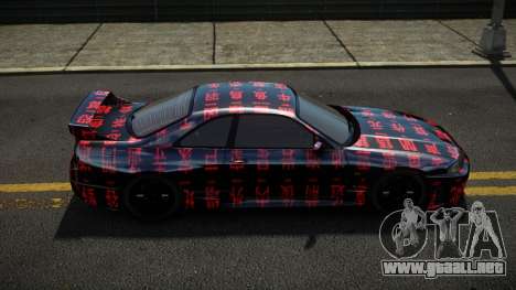 Nissan Skyline R33 GTR G-Racing S12 para GTA 4
