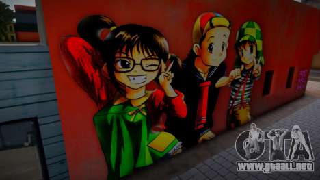 Mural Anime El Chavo para GTA San Andreas