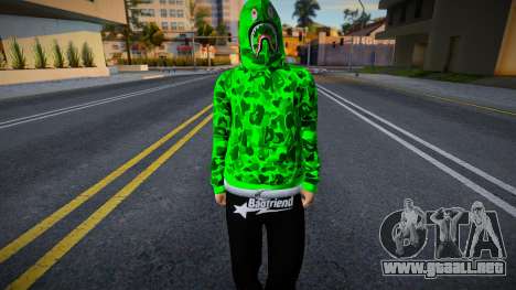 Bape Shark Boy 4 v1 para GTA San Andreas