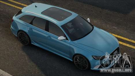 Audi RS6 Avant Quattro Blue para GTA San Andreas