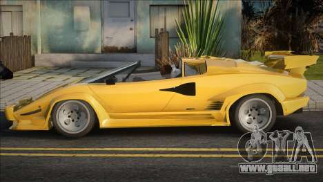 Lamborghini Countach Yellow para GTA San Andreas