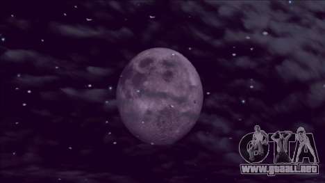 Una luna nueva en lugar de una luna estándar para GTA San Andreas