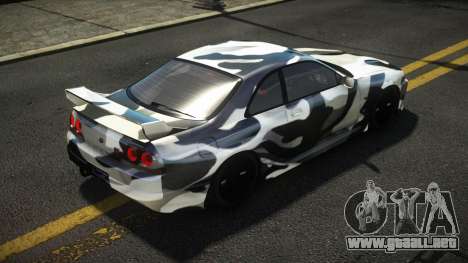 Nissan Skyline R33 GTR G-Racing S7 para GTA 4