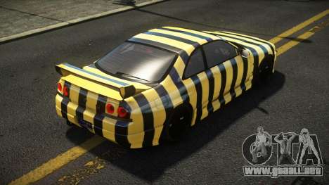 Nissan Skyline R33 GTR G-Racing S11 para GTA 4