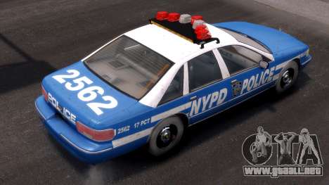 Chevrolet Caprice 1994 NYPD para GTA 4