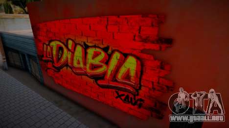 Mural East Los Santos - La Diabla para GTA San Andreas