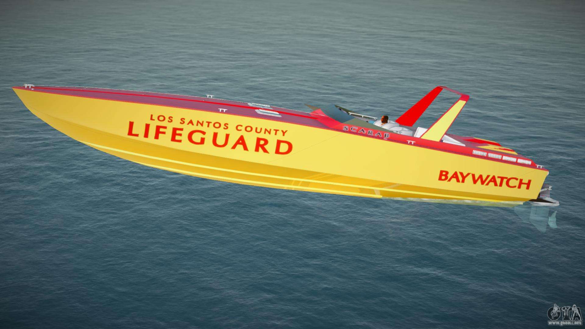 Baywatch Scarab Para GTA San Andreas