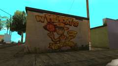 Graffiti de GTA 5 en la zona del callejón sin salida para GTA San Andreas