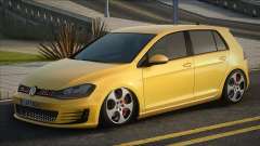 Volkswagen Golf VII 2012 Yellow para GTA San Andreas