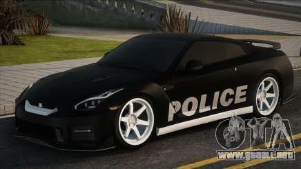 Nissan GTR R35 VTR - Policía para GTA San Andreas