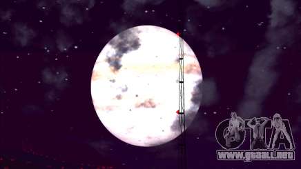 El planeta Júpiter en lugar de la luna para GTA San Andreas