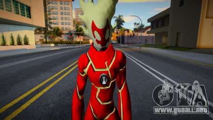 HeatBlast o fuego de especie Pyronite de Ben 10 para GTA San Andreas