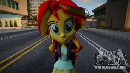 My Little Pony Sunset shimmer EQG3 Outfit para GTA San Andreas