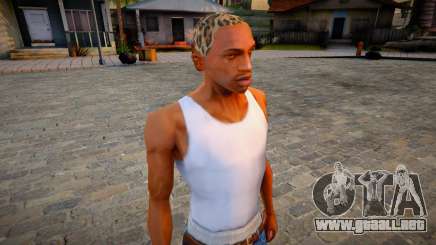 Leopard Print Hair para GTA San Andreas