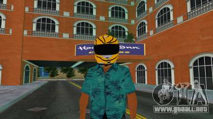 Tommy With Bike Helmet para GTA Vice City