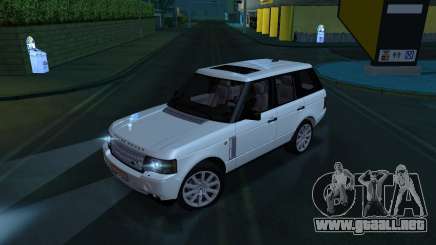 Range Rover Supercharged V2 (YuceL) para GTA San Andreas