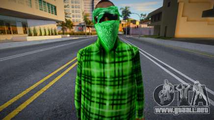 New Grove Street Member v2 para GTA San Andreas