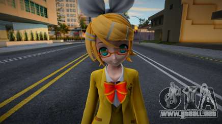 PDFT Kagamine Rin School Outfit para GTA San Andreas