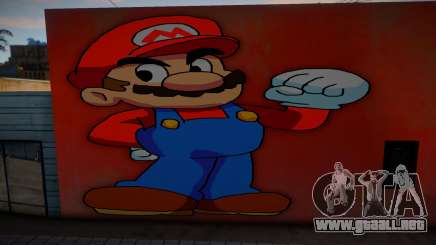 Mural Anime Mario para GTA San Andreas