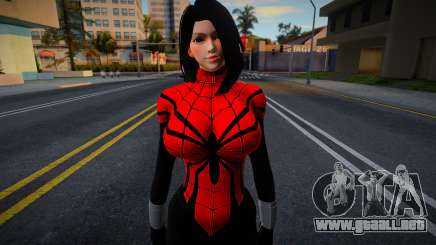 Morena con traje de Spider-Man para GTA San Andreas