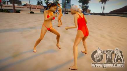 Pelea femenina en la playa para GTA San Andreas