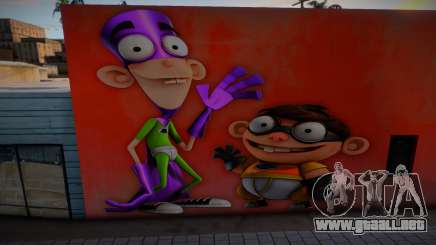 Mural Fanboy And Chum Chum para GTA San Andreas