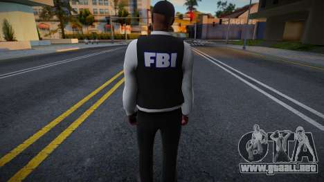 Bmymoun FBI HD with facial animation para GTA San Andreas