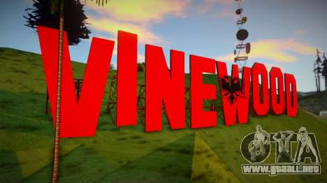 Vinewood - Albania Textures para GTA San Andreas