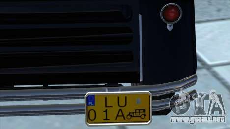 Albany Roosevelt con una placa histórica polaca para GTA San Andreas