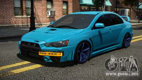 Mitsubishi Lancer Evo X MS V1.2 para GTA 4