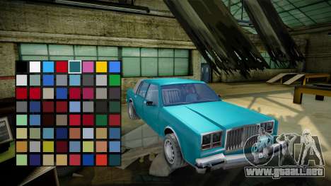 New Vehicle Color (real) 16 bit colors para GTA San Andreas