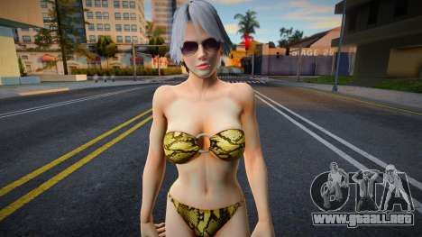 Dead Or Alive 5 - Christie (Player Swimwear) v2 para GTA San Andreas