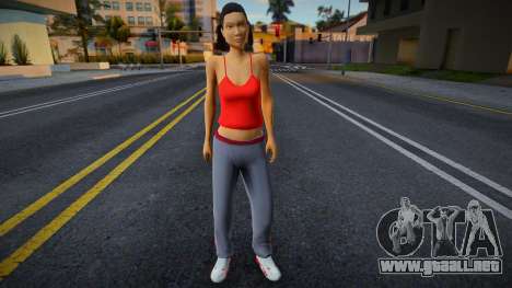 Improved HD Katie Zhan para GTA San Andreas