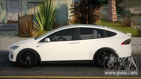 Tesla Model X 2022 White para GTA San Andreas