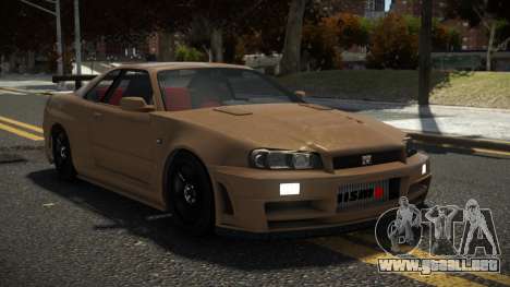 Nissan Skyline R34 MS Nismo para GTA 4