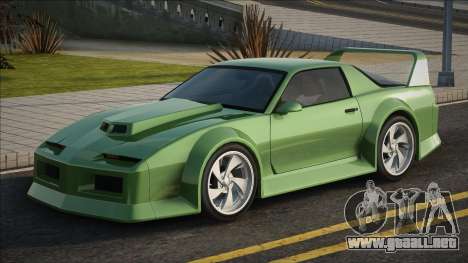 Pontiac Firebird Custom Green para GTA San Andreas