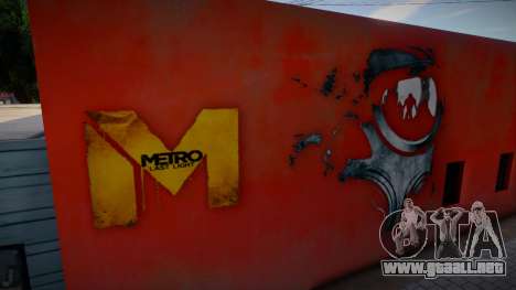 Metro 2033 Last Night Mural 2 para GTA San Andreas