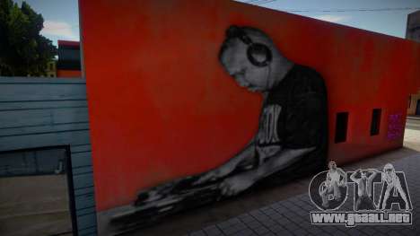 DJ Screw Wall Mural para GTA San Andreas