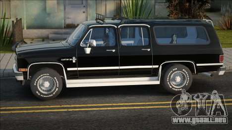 Chevrolet C20 Suburban Custom Deluxe 1986 para GTA San Andreas