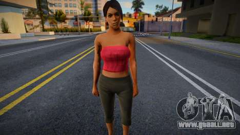 Barbara HD with facial animation para GTA San Andreas