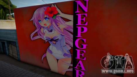 Nepgear Wall para GTA San Andreas